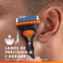 Gillette Fusion5 Recharges De Lames De Rasoir Pour Homme, 12 Recharges De Lames De Rasoir