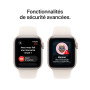 Apple Watch SE 3 [GPS 40 mm] Montre connectée avec boîtier Lumière stellaire et Bracelet Sport Lumière stellaire. Moniteur activ
