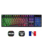 Empire Gaming - Armor RF800 Pack Clavier Souris Gaming Rechargeable sans Fil AZERTY (Français-Layout) RGB avec Tapis de Souris -