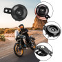 Klaxon Moto 12V, Universal Avertisseur pour Voitures, Klaxon Moto Avertisseur Motocycle Universel Horn, Corne Imperméable pour M