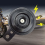 Klaxon Moto 12V, Universal Avertisseur pour Voitures, Klaxon Moto Avertisseur Motocycle Universel Horn, Corne Imperméable pour M