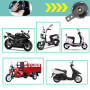 Klaxon Moto 12V, Universal Avertisseur pour Voitures, Klaxon Moto Avertisseur Motocycle Universel Horn, Corne Imperméable pour M