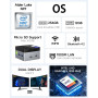 GMKtec N97 Mini PC Windows 11 ro(Beat N150/N100/N95) Mini Computer G5, Intel Alder Lake N97 12th(up to 3.60GHz) 12GB DDR5 256GB 