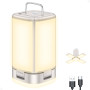Blukar Lanterne Camping Rechargeable, Lampe Camping 116 LED Super Brillant 360°-Pliable 7 Modes d'éclairage 10H+ d'autonomie-Ecl