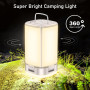 Blukar Lanterne Camping Rechargeable, Lampe Camping 116 LED Super Brillant 360°-Pliable 7 Modes d'éclairage 10H+ d'autonomie-Ecl