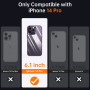Supdeal Coque Antichoc Transparente pour iPhone 14 Pro, [Etui Non Jaunissant] [Housse Protection Anti-Chute de 10 Pieds] Cover C