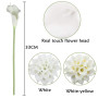 Veryhome 20 Pcs Lys Calla De Mariée Bouquet De Fleurs Artificielle Tête De Fleur en Latex Real Touch Home Party De Mariage Décor
