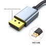 BENFEI Lot de 2 câbles adaptateurs DisplayPort vers HDMI 4K (2K 60 Hz, 1080p 120 Hz) Uni-directionnel Display Port vers HDMI Mon