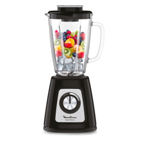 Moulinex Blender Blendforce, 800W, 2 Vitesses + Fonction Pulse, Capacité 1,75 L, Nettoyage facile, Mixage jusqu'à 3min en contin Moulinex Blender Blendforce, 800W, 2 Vitesses + Fonction Pulse, Capacité 1,75 L, Nettoyage facile, Mixage jusqu'à 3min en contin