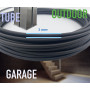 Elfcam® - Câble à Fibre Optique en Acier Blindé pour Extérieur et Intérieur LC/UPC à LC/UPC OS2 Duplex Monomode 9/125μm LSZH,Noi