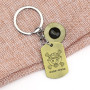 Ansamy Porte-clés One Piece Manga Porte-clés en Métal Luffy Avec Chapeau de Paille Cosplay Cadeau pour Enfants et les Fans d'Ani