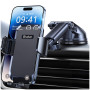 Blukar Support Téléphone Voiture, Porte Téléphone Voiture Ventouse Universel Réglable, Rotation 360°& Ventouse Améliorée & Un Bo