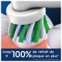 Oral-B Pro Cross Action Brossettes pour Brosse à dents électriques, Pack De 8 Unités