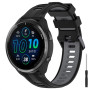 GIOPUEY Bracelet Compatible avec Garmin Forerunner 965/955/945/745, Souple TPU Sangle Bracelet [Conception de Couleur d'épissage