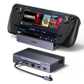 UGREEN 6 en 1 Docking Station Compatible avec Steam Deck OLED Switch 2 ROG Ally X Legion Go Dock USB C HDMI 4K 120Hz VRR FreeSyn UGREEN 6 en 1 Docking Station Compatible avec Steam Deck OLED Switch 2 ROG Ally X Legion Go Dock USB C HDMI 4K 120Hz VRR FreeSyn