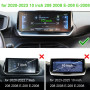 GXQKHFA Support de téléphone de Voiture Compatible avec 2020-2023 Peugeot 208 2008 e-208 e-2008 (for 2020-2023 208/2008/e208/e20