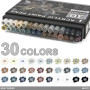 NICETY 30Pcs Feutre Acrylique Peinture stylo marqueur peinture acrylique Verre pour Bois, Toile, Verre, Céramique - Acrylic Pain