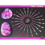 Pro Colour Series Lot de 22 marqueurs de peinture acrylique, pointe extra-fine de 0,7 mm, pour pierre, verre, tasses, bois, méta