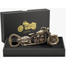 QpenguinBabies Zinc Ouvre-bouteille de moto vintage de bière pour hommes, cadeau uniques de fête des pères anniversaire Noël pou
