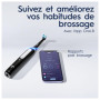 Oral-B iO 4 Brosse À Dents Électrique Noire, 1 Brossette, 1 Étui De Voyage