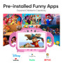 Tablette pour Enfant 7 Pouces Android Tablette Enfants avec WiFi Bluetooth ContrôLe Parental Logiciel Enfant Pré-Installé Quad C