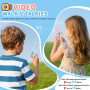 Vidéo Talkie Walkie Enfants Rechargeable, Lot de 2 talkies-Walkies Cadeaux d'anniversaire pour Garçons Filles, Jouets de Plein a