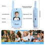 Vidéo Talkie Walkie Enfants Rechargeable, Lot de 2 talkies-Walkies Cadeaux d'anniversaire pour Garçons Filles, Jouets de Plein a