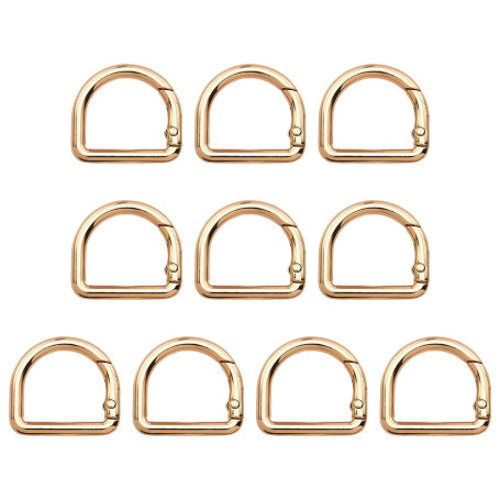 AIRTILY 10 Morceaux De Boucle De Ressort en Forme De D, Boucle Métallique Polyvalente, La Boucle en Métal De Remplacement Peut Ê
