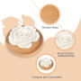 Diffuseur D'huiles Essentielles Pierre Diffuseur Pierre à Parfum en Plâtre dans à Parfum en Bois Diffuseur Passif Dhuiles Essent