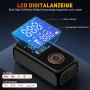 Onherm Compresseur à Air Portatif, 6000mAh Gonfleur Pneus Voiture sans Fil, Electrique Pompe mit écran LCD Numérique,150PSI, Typ