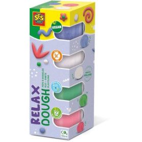 Pâte a modeler - SES CREATIVE - Feel good - Relax (4x90gr) - Végane - Lavable - Souple Pâte a modeler - SES CREATIVE - Feel good - Relax (4x90gr) - Végane - Lavable - Souple 19,75 €