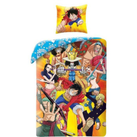 Parure de lit - ONE PIECE - Luffy et son équipage IV - Microfibre - 1 housse de couette 140 x 200 cm + 1 taie 63 x 63 cm Parure de lit - ONE PIECE - Luffy et son équipage IV - Microfibre - 1 housse de couette 140 x 200 cm + 1 taie 63 x 63 cm 28,36 €