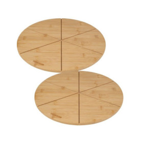 Ensemble de 2 Planches a pizza avec rainures de coupe - FACKELMANN - Ø 32 cm Ensemble de 2 Planches a pizza avec rainures de coupe - FACKELMANN - Ø 32 cm 82,56 €