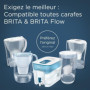Carafe filtrante BRITA - Style Essential Bleu minéral - Capacité 2,4L dont 1,4L d'eau filtrée - 2 filtres Maxtra Pro Pure 52,...