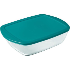 Lot de 3 plats avec couvercle - PYREX - Cook & Store - Verre - Rectangulaire - 0,4/1,1/2,5 L Lot de 3 plats avec couvercle - PYREX - Cook & Store - Verre - Rectangulaire - 0,4/1,1/2,5 L