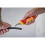 Couteau a dénuder - BOSCH - VDE - Lame en acier S2 - Isolé jusqu'a 1000 volts - Ergonomique