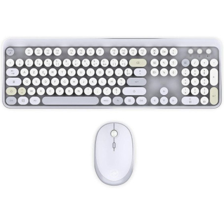 Clavier et souris sans fil - Mobility Lab - Modele ergonomique - 2.4Ghz - Capteur optique - Noir
