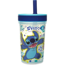 Gobelet a paille - THERMOBABY - LILO & STITCH - 420 ml - Anti-fuite - Sans BPA Gobelet a paille - THERMOBABY - LILO & STITCH - 420 ml - Anti-fuite - Sans BPA
