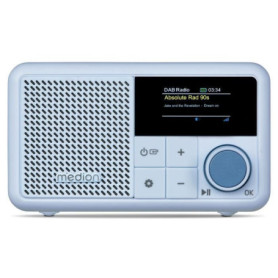 Mini Radio - MEDION - DAB/FM - Mono 2W RMS - Bleu Mini Radio - MEDION - DAB/FM - Mono 2W RMS - Bleu