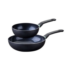 Ensemble de 2 woks - FACKELMANN - Brandao - 20 et 28 cm Ensemble de 2 woks - FACKELMANN - Brandao - 20 et 28 cm