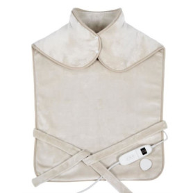 Coussin chauffant dos et cervicales - LIVOO - DOS218C - 100 W - 60 x 90 cm - Flanelle - Lavable en machine 30° - 50-65° - Creme Coussin chauffant dos et cervicales - LIVOO - DOS218C - 100 W - 60 x 90 cm - Flanelle - Lavable en machine 30° - 50-65° - Creme