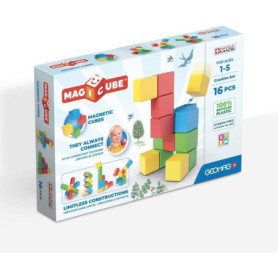 Blocs magnétiques - GEOMAG - Set créatif - 16 pieces - Éducatif - Plastique recyclé - Des 12 mois Blocs magnétiques - GEOMAG - Set créatif - 16 pieces - Éducatif - Plastique recyclé - Des 12 mois