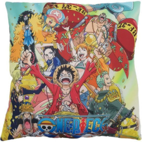 Coussin double face - Carré - ONE PIECE - Luffy et son équipage - Microfibre - 40 x 40 cm Coussin double face - Carré - ONE PIECE - Luffy et son équipage - Microfibre - 40 x 40 cm