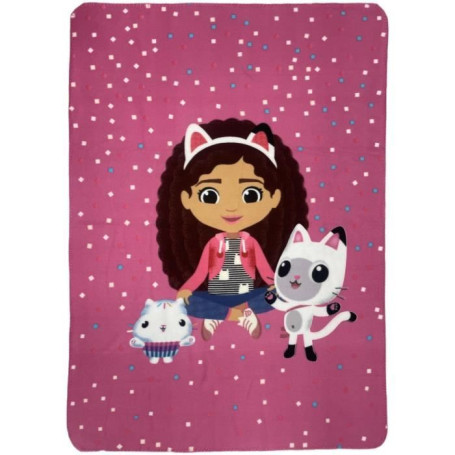 Plaid - GABBY ET LA MAISON MAGIQUE - 100 x 140 cm