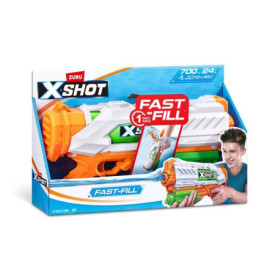 Pistolet a eau - ZURU - X-SHOT Medium Fast-Fill - Remplissage 1 seconde - Portée 9 m - Réservoir 700 ml Pistolet a eau - ZURU - X-SHOT Medium Fast-Fill - Remplissage 1 seconde - Portée 9 m - Réservoir 700 ml