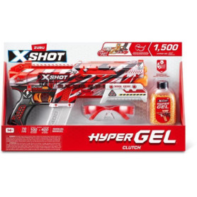 Blaster Hyper Gel - ZURU - X-SHOT Small Clutch - Automatique et semi-automatique - 1500 pastilles - Portée 45 m/sec Blaster Hyper Gel - ZURU - X-SHOT Small Clutch - Automatique et semi-automatique - 1500 pastilles - Portée 45 m/sec