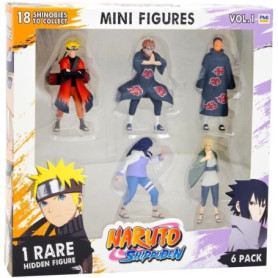 Pack de 6 figurines - BANDAI - Naruto Shippuden - PMN2060 - 7 cm Pack de 6 figurines - BANDAI - Naruto Shippuden - PMN2060 - 7 cm