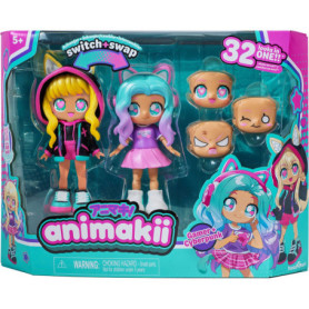 Poupée Personalisable - BANDAI - Animakii - HEA26350 - CyberPunk et Gameuse Poupée Personalisable - BANDAI - Animakii - HEA26350 - CyberPunk et Gameuse