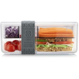 Lunch box compartimentée - BODUM - Bistro - Couverts - Gris Lunch box compartimentée - BODUM - Bistro - Couverts - Gris