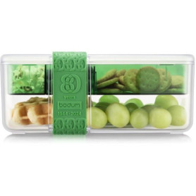 Lunch box compartimentée - BODUM - Bistro - Couverts - Vert Lunch box compartimentée - BODUM - Bistro - Couverts - Vert